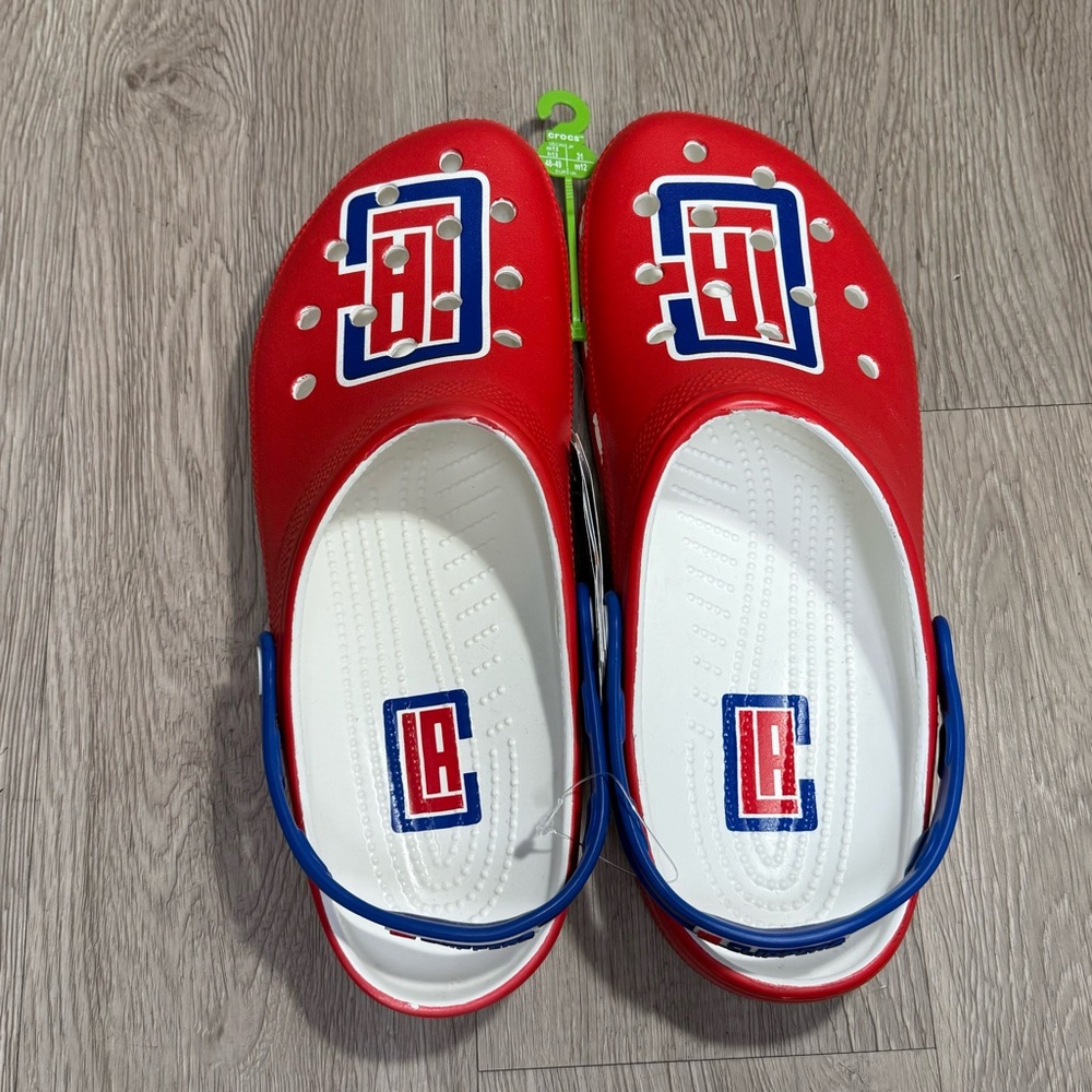 New Crocs NBA LA Clippers Classic Clogs Sizes 9, 11, 12, 13 US Men - Picture 9 of 10